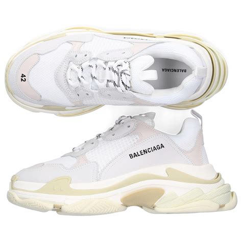 balenciaga white sneakers lines.